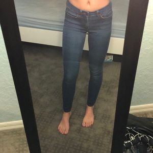Aeropostale high waisted dark wash jegging